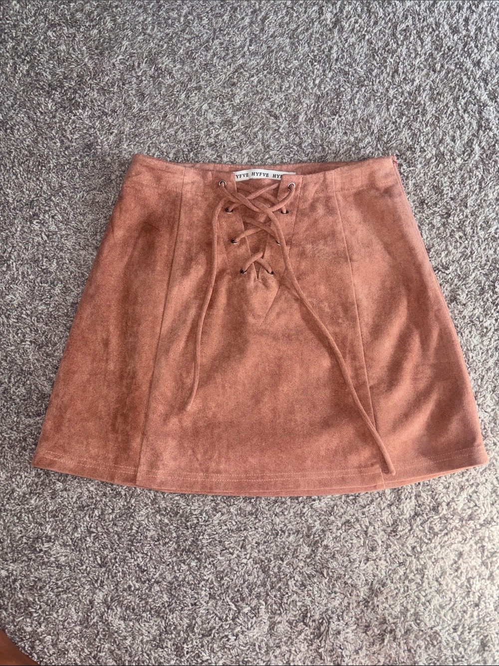 Hyfve Hyfve Hyfve Pink mauve tie skirt size small